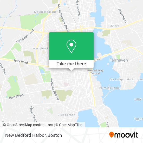 Mapa de New Bedford Harbor