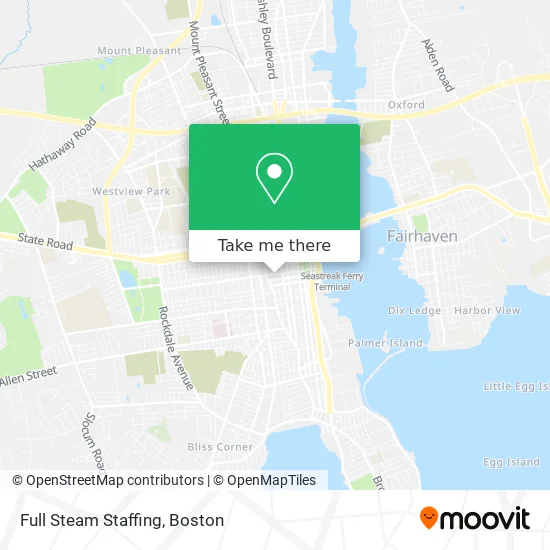 Full Steam Staffing map