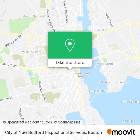 City of New Bedford Inspectional Services map