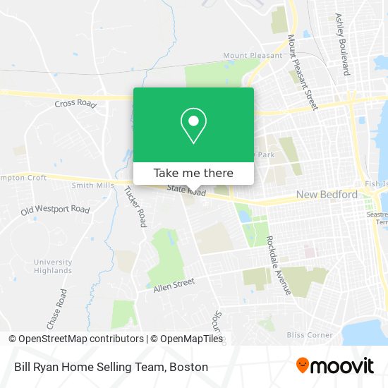 Bill Ryan Home Selling Team map