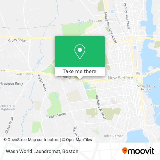 Wash World Laundromat map