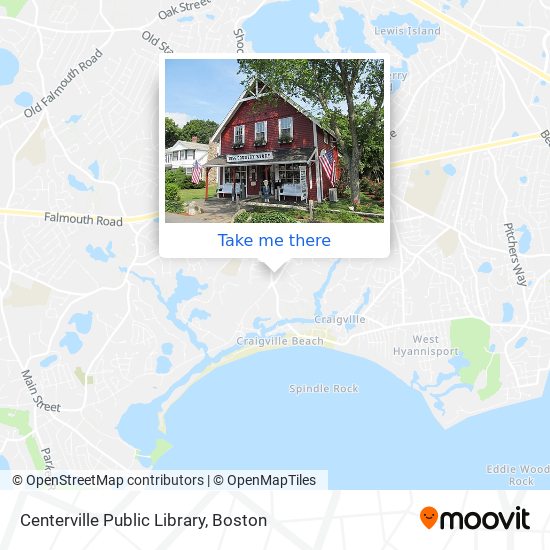 Centerville Public Library map