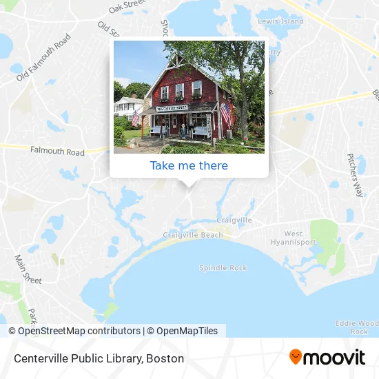Centerville Public Library map