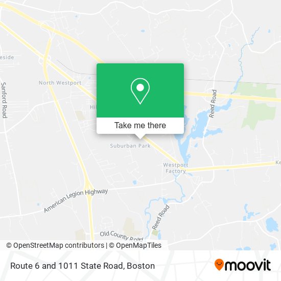 Route 6 and 1011 State Road map