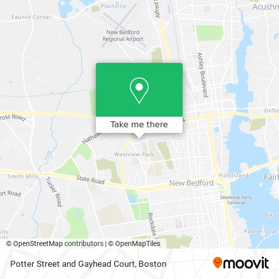 Mapa de Potter Street and Gayhead Court