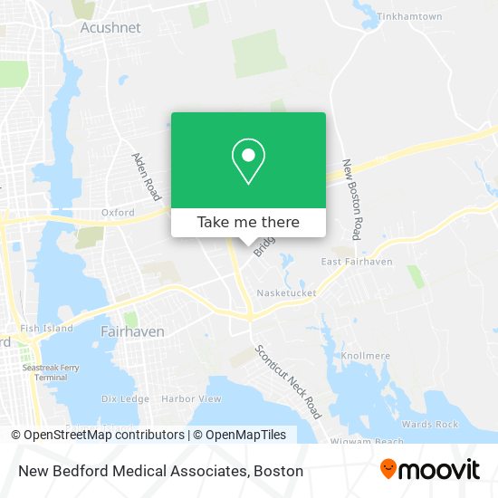 Mapa de New Bedford Medical Associates