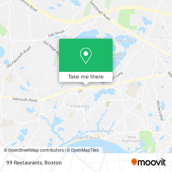 Mapa de 99 Restaurants