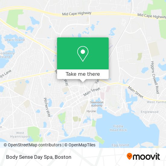 Body Sense Day Spa map