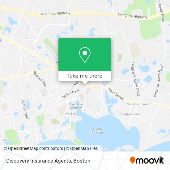 Discovery Insurance Agents map