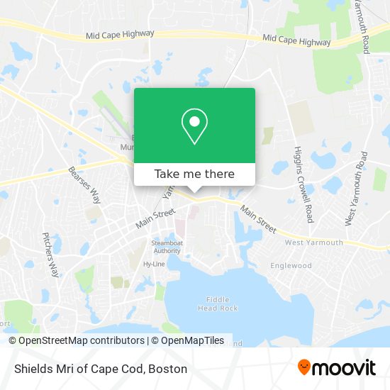 Mapa de Shields Mri of Cape Cod