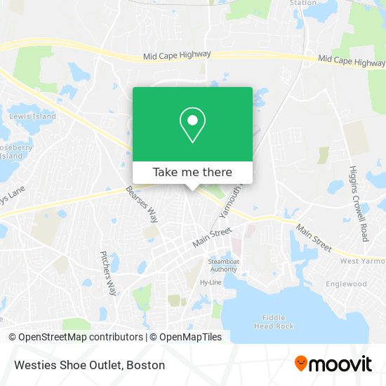 Mapa de Westies Shoe Outlet