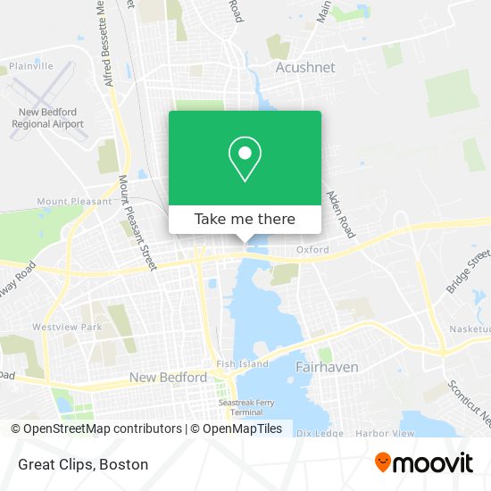 Great Clips map