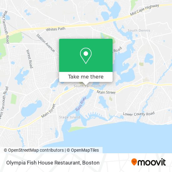 Mapa de Olympia Fish House Restaurant