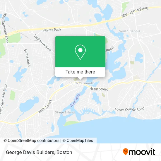 George Davis Builders map