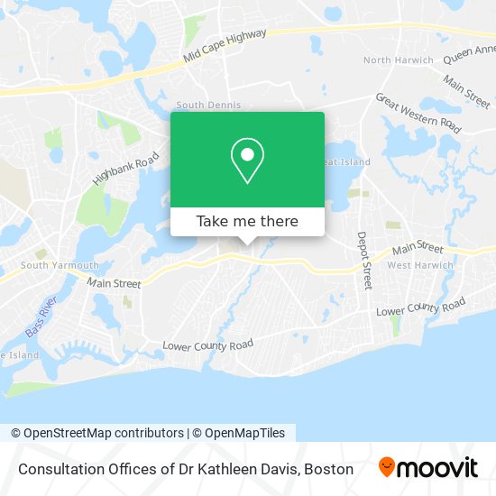 Mapa de Consultation Offices of Dr Kathleen Davis