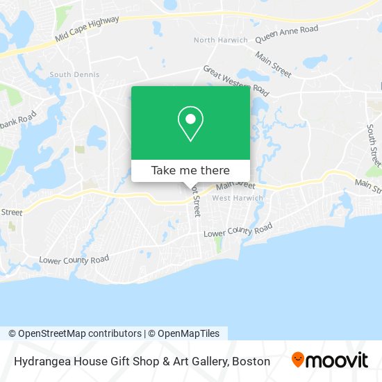 Hydrangea House Gift Shop & Art Gallery map