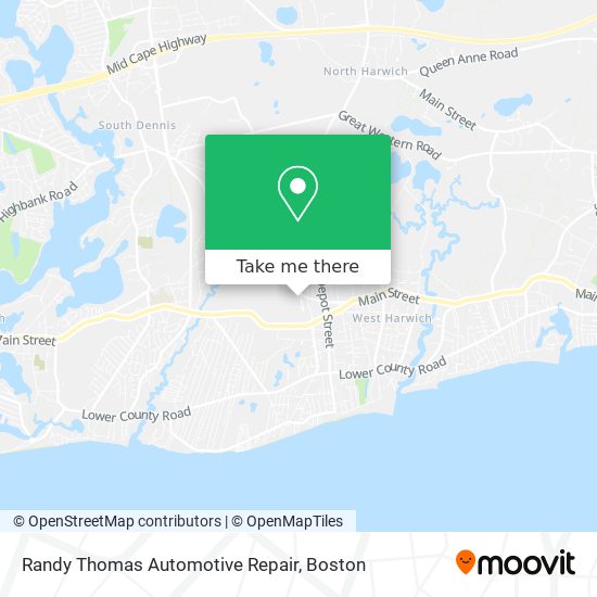 Randy Thomas Automotive Repair map