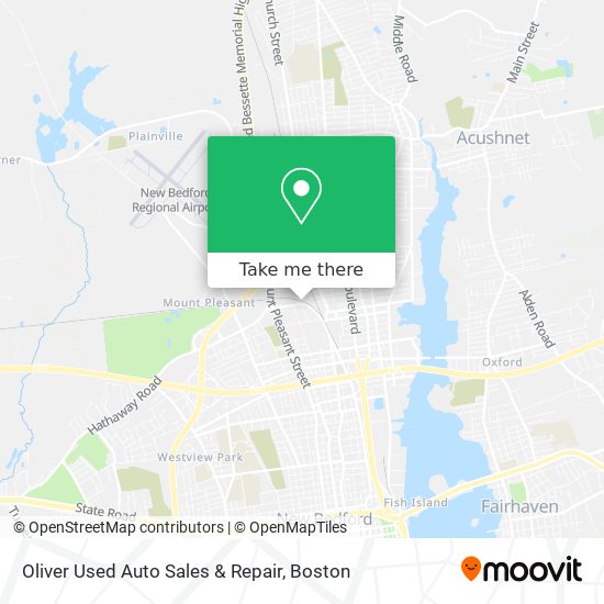 Oliver Used Auto Sales & Repair map