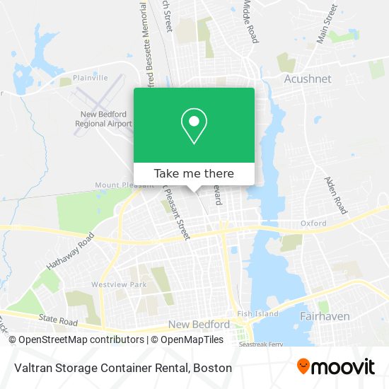 Mapa de Valtran Storage Container Rental