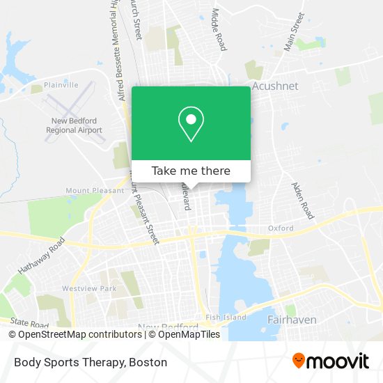 Body Sports Therapy map