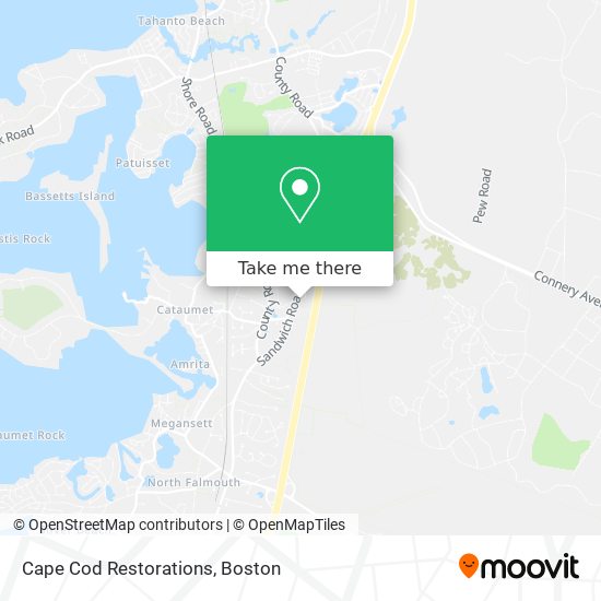 Cape Cod Restorations map