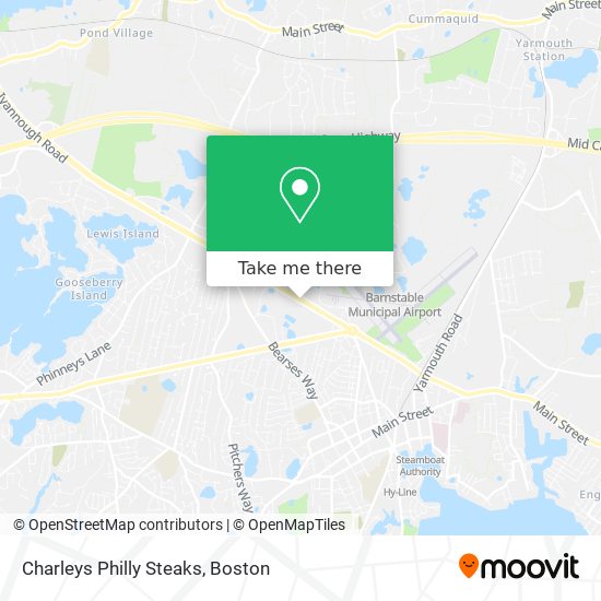 Charleys Philly Steaks map