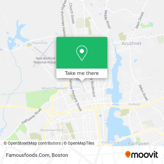 Famousfoods.Com map