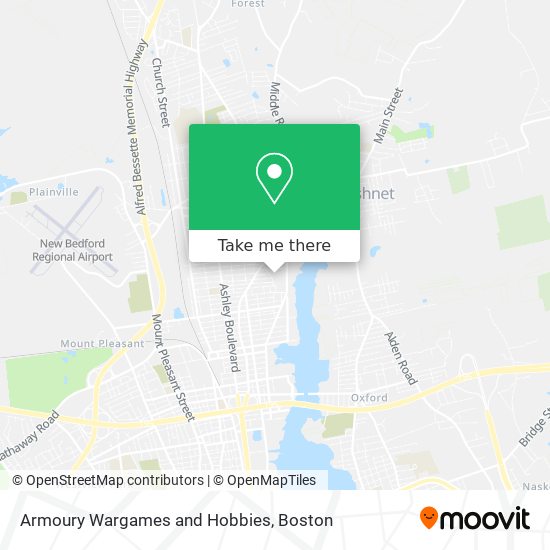 Mapa de Armoury Wargames and Hobbies
