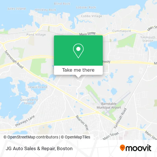 JG Auto Sales & Repair map