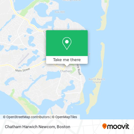 Chatham Harwich Newcom map