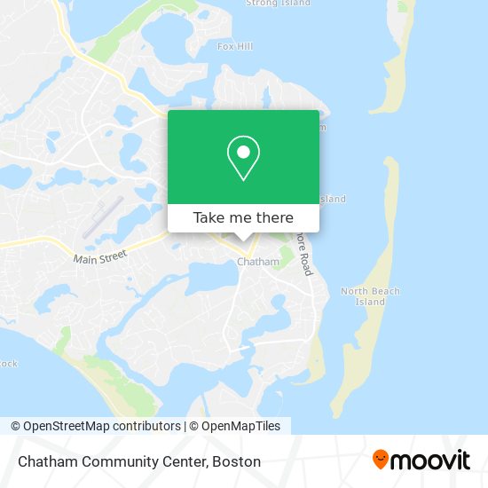 Chatham Community Center map