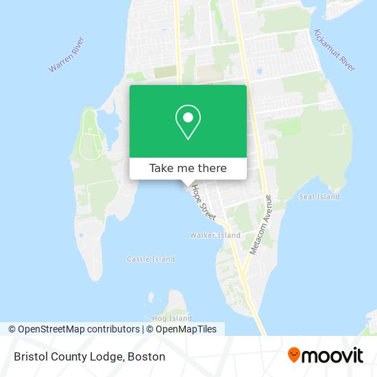 Mapa de Bristol County Lodge