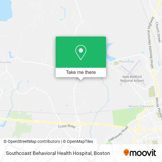 Southcoast Behavioral Health Hospital map