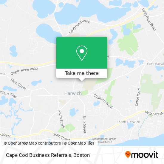 Cape Cod Business Referrals map