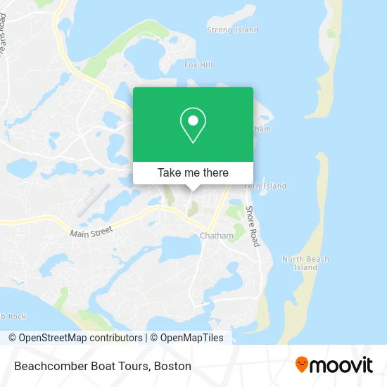 Beachcomber Boat Tours map