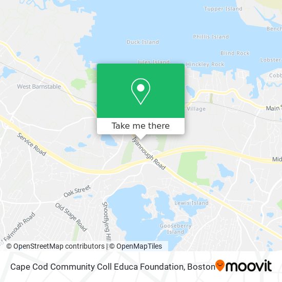 Cape Cod Community Coll Educa Foundation map