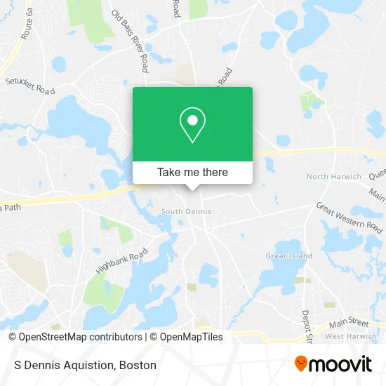 S Dennis Aquistion map