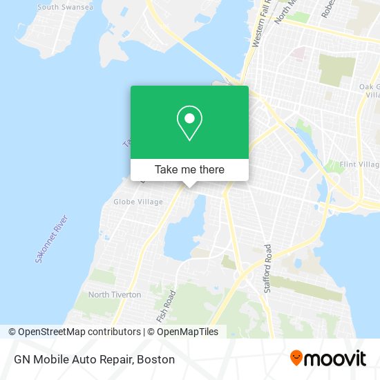 Mapa de GN Mobile Auto Repair