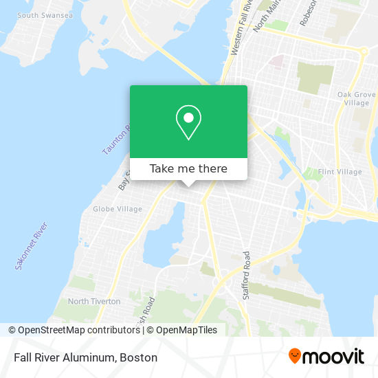 Fall River Aluminum map