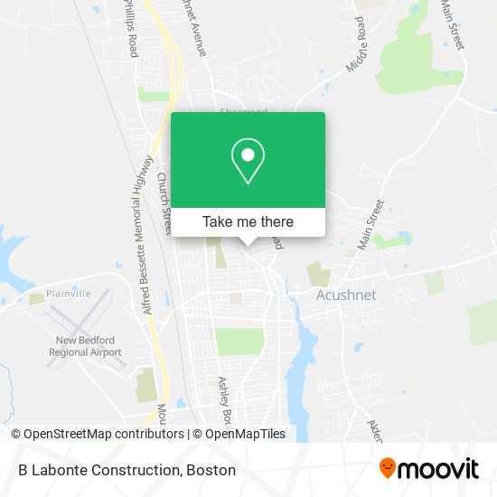 B Labonte Construction map