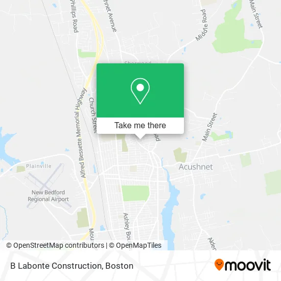 B Labonte Construction map
