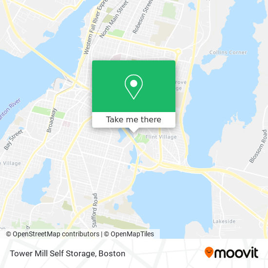 Tower Mill Self Storage map