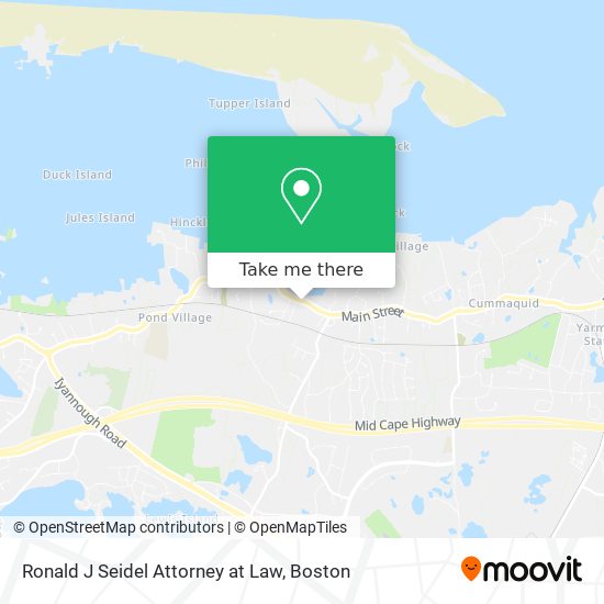Ronald J Seidel Attorney at Law map