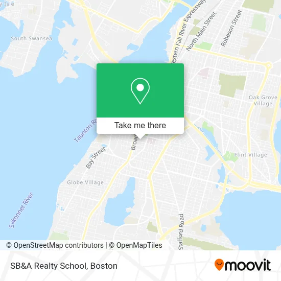 SB&A Realty School map