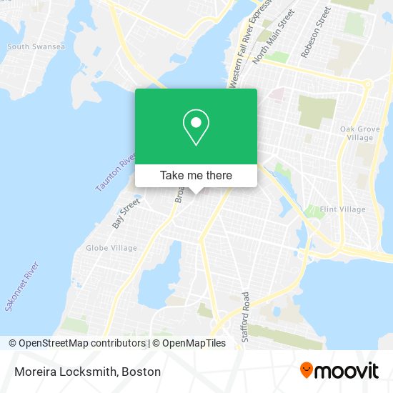 Mapa de Moreira Locksmith