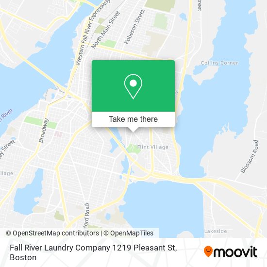 Fall River Laundry Company 1219 Pleasant St map