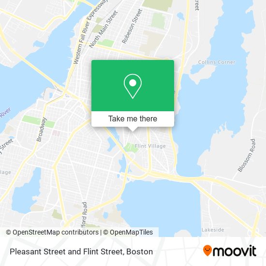 Mapa de Pleasant Street and Flint Street