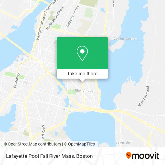Mapa de Lafayette Pool Fall River Mass