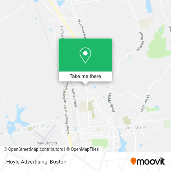 Hoyle Advertising map