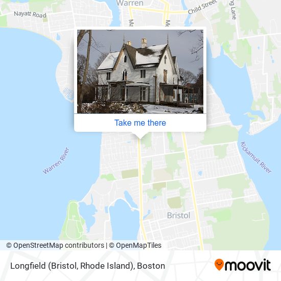 Mapa de Longfield (Bristol, Rhode Island)